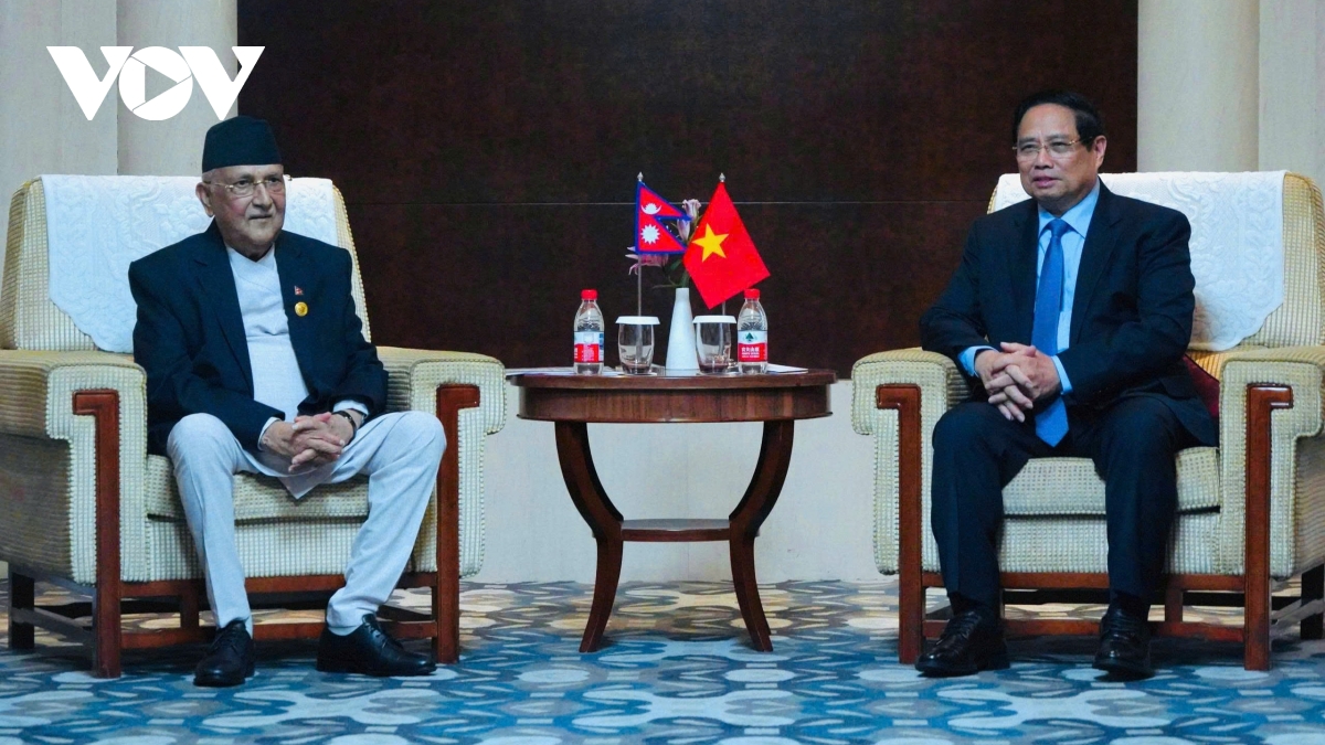 Thủ tướng Phạm Minh Chính hội kiến Thủ tướng Nepal